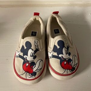 Gap Mickey Mouse slip-ons